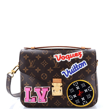 Louis Vuitton Pochette Metis Limited Edition Patches Monogram Canvas