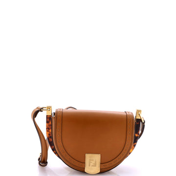 Fendi Moonlight Flap Bag Leather with Plexiglass Detail
