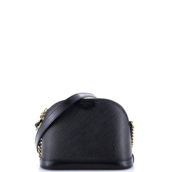 Louis Vuitton Alma Chain Handbag Epi Leather Mini