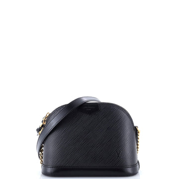 Louis Vuitton Alma Chain Handbag Epi Leather Mini