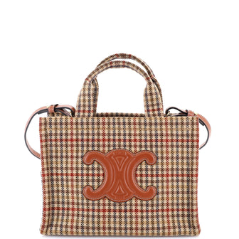 Celine Cabas Thais Tote Tweed Small