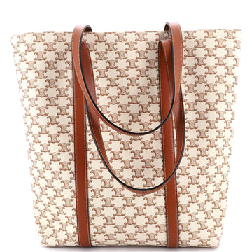 Celine Museum Shopper Tote Triomphe Canvas Tall