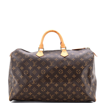 Louis Vuitton Speedy Handbag Monogram Canvas 40
