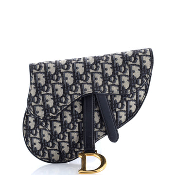 Christian Dior Saddle Belt Bag Oblique Canvas