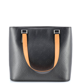 Louis Vuitton Mat Stockton Handbag Monogram Vernis