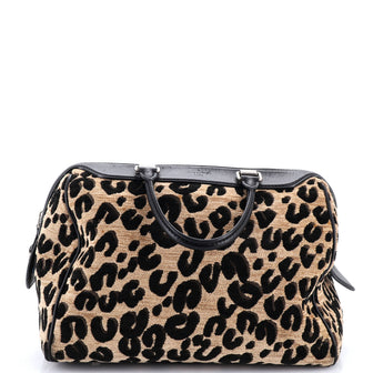 Louis Vuitton Speedy Handbag Limited Edition Stephen Sprouse Leopard Chenille
