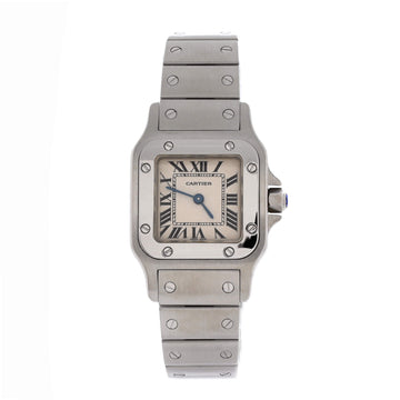 Cartier Santos de Cartier Galbee Quartz Watch Stainless Steel 24