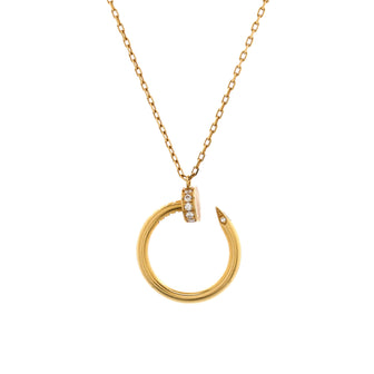 Cartier Juste un Clou Pendant Necklace 18K Yellow Gold with Diamonds