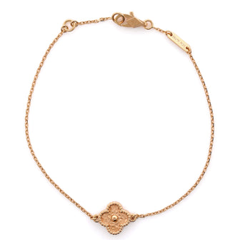 Van Cleef & Arpels Sweet Alhambra Bracelet 18K Rose Gold
