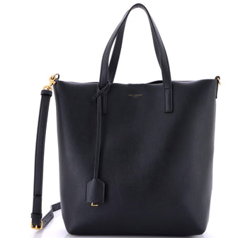 Saint Laurent Shopper Tote Leather Toy
