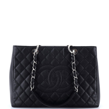 Chanel Grand Shopping Tote Quilted Caviar XL