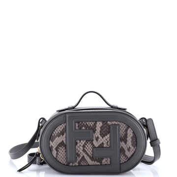 Fendi O'Lock Camera Bag Leather with Python Mini