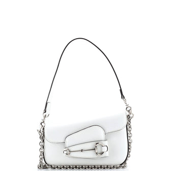 Gucci Horsebit 1955 Asymmetric Shoulder Bag Leather Mini