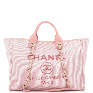 Chanel Deauville Tote Mixed Fibers Medium