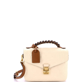 Louis Vuitton Braided Handle Pochette Metis Monogram Empreinte Leather