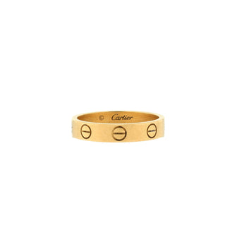 Cartier Love Band Ring 18K Yellow Gold