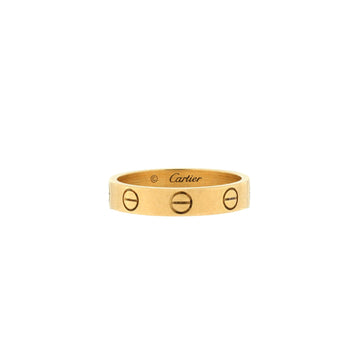 Cartier Love Band Ring 18K Yellow Gold