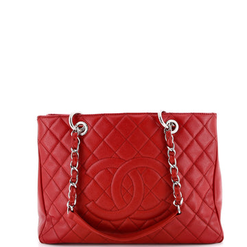 Chanel Grand Shopping Tote Quilted Caviar