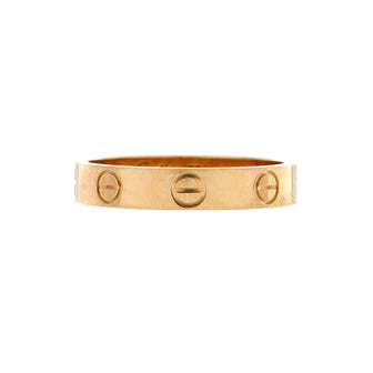 Cartier Love Wedding Band Ring 18K Yellow Gold