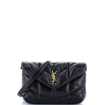 Saint Laurent Loulou Puffer Shoulder Bag Quilted Leather Mini
