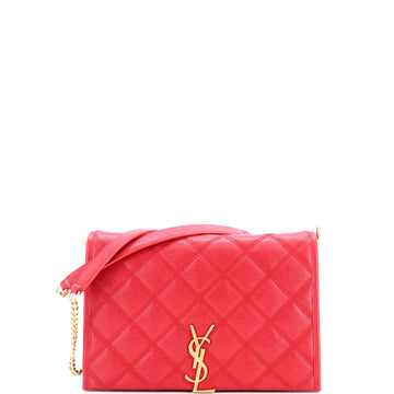 Saint Laurent Becky Shoulder Bag Quilted Leather Mini