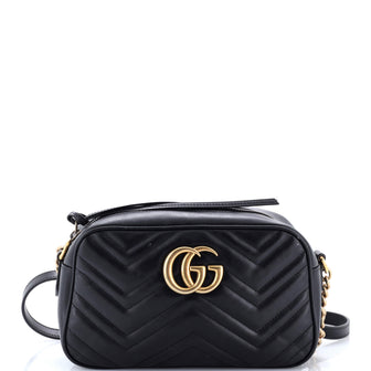 Gucci GG Marmont Shoulder Bag Matelasse Leather Small