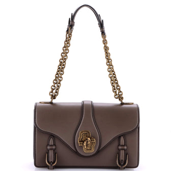 Bottega Veneta City Knot Flap Bag Leather