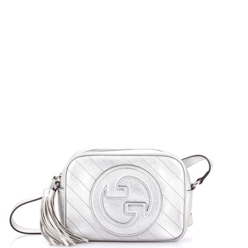 Gucci Blondie NM Camera Shoulder Bag Diagonal Quilted Leather Small