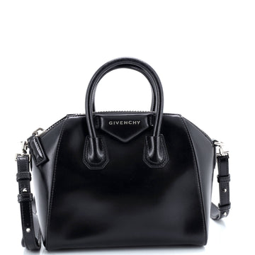 Givenchy Antigona Bag Glazed Leather Mini