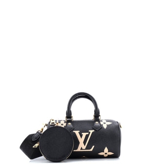 Louis Vuitton Papillon Handbag Bicolor Monogram Empreinte Giant BB