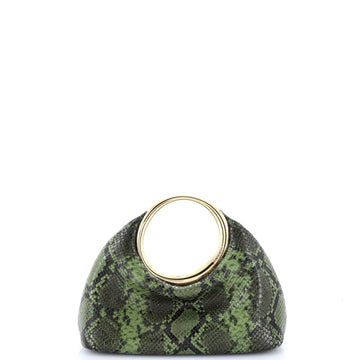 Jacquemus Le Petite Calino Ring Bag Snakeskin Embossed Leather Small