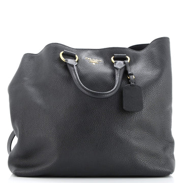 Prada Convertible Shopper Tote Vitello Daino Large