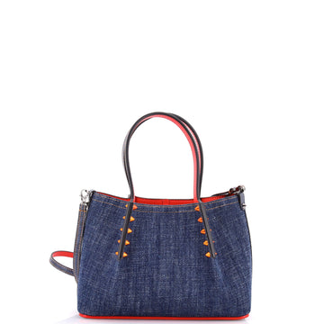 Christian Louboutin Cabarock Tote Denim Mini