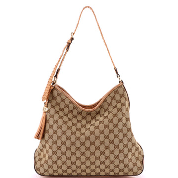 Gucci Marrakech Hobo GG Canvas Medium