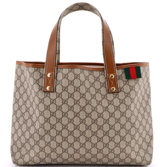 Gucci Web Loop Tote GG Coated Canvas Medium