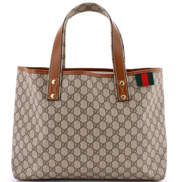 Gucci Web Loop Tote GG Coated Canvas Medium