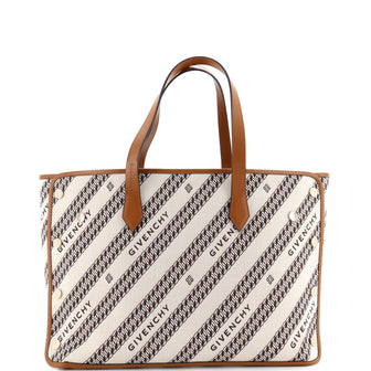 Givenchy Bond Shopper Tote Logo Jacquard Canvas Medium