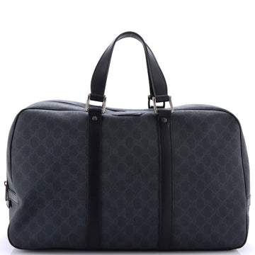 Gucci Zip Weekender Tote GG Coated Canvas Large