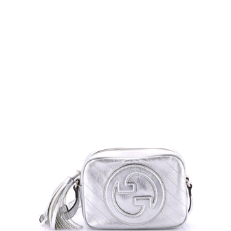 Gucci Blondie NM Camera Shoulder Bag Diagonal Quilted Leather Small