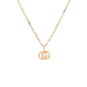 Gucci GG Running Necklace 18K Rose Gold