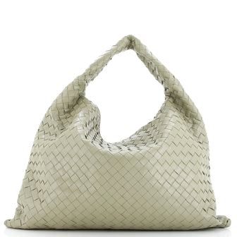 Bottega Veneta Hop Hobo Intrecciato Leather Large