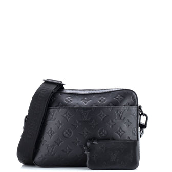 Louis Vuitton Duo Messenger Bag Monogram Shadow Leather