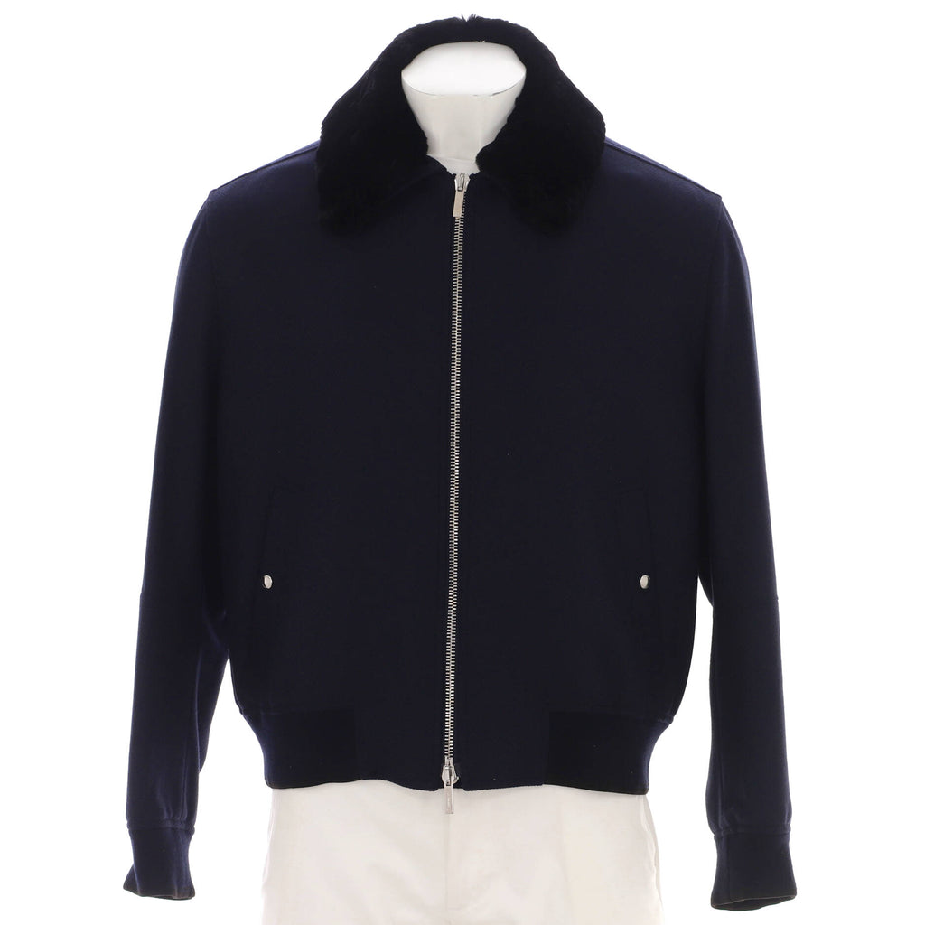 Christian Dior Men's Zip Jacket Cashmere Blend with Fur 360836