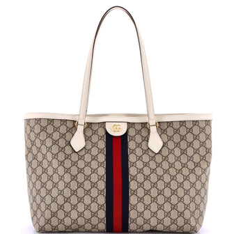 Gucci Ophidia Shopping Tote GG Coated Canvas Medium