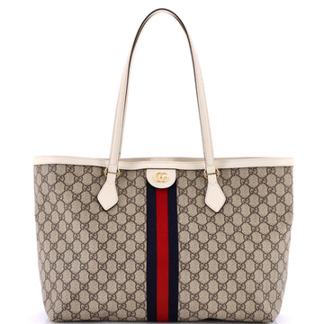 Gucci Ophidia Shopping Tote GG Coated Canvas Medium