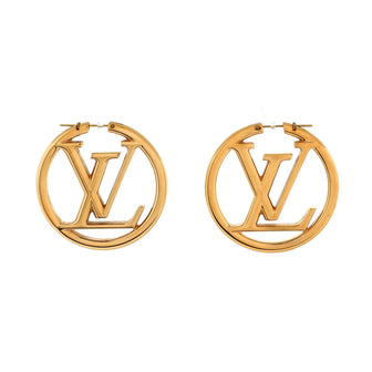 Louis Vuitton Louise Hoop Earrings Metal GM