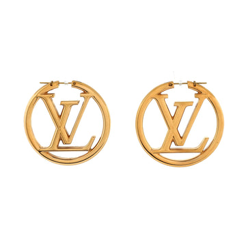 Louis Vuitton Louise Hoop Earrings Metal GM