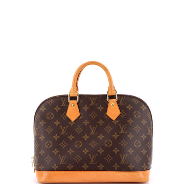 Louis Vuitton Alma Handbag Monogram Canvas PM