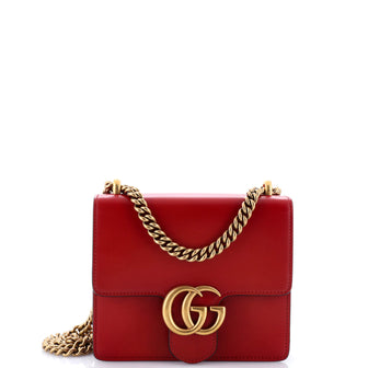 Gucci GG Marmont Chain Shoulder Bag Leather Small