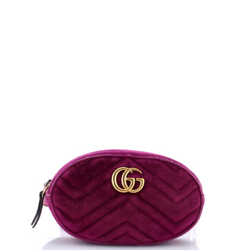 Gucci GG Marmont Belt Bag Matelasse Velvet